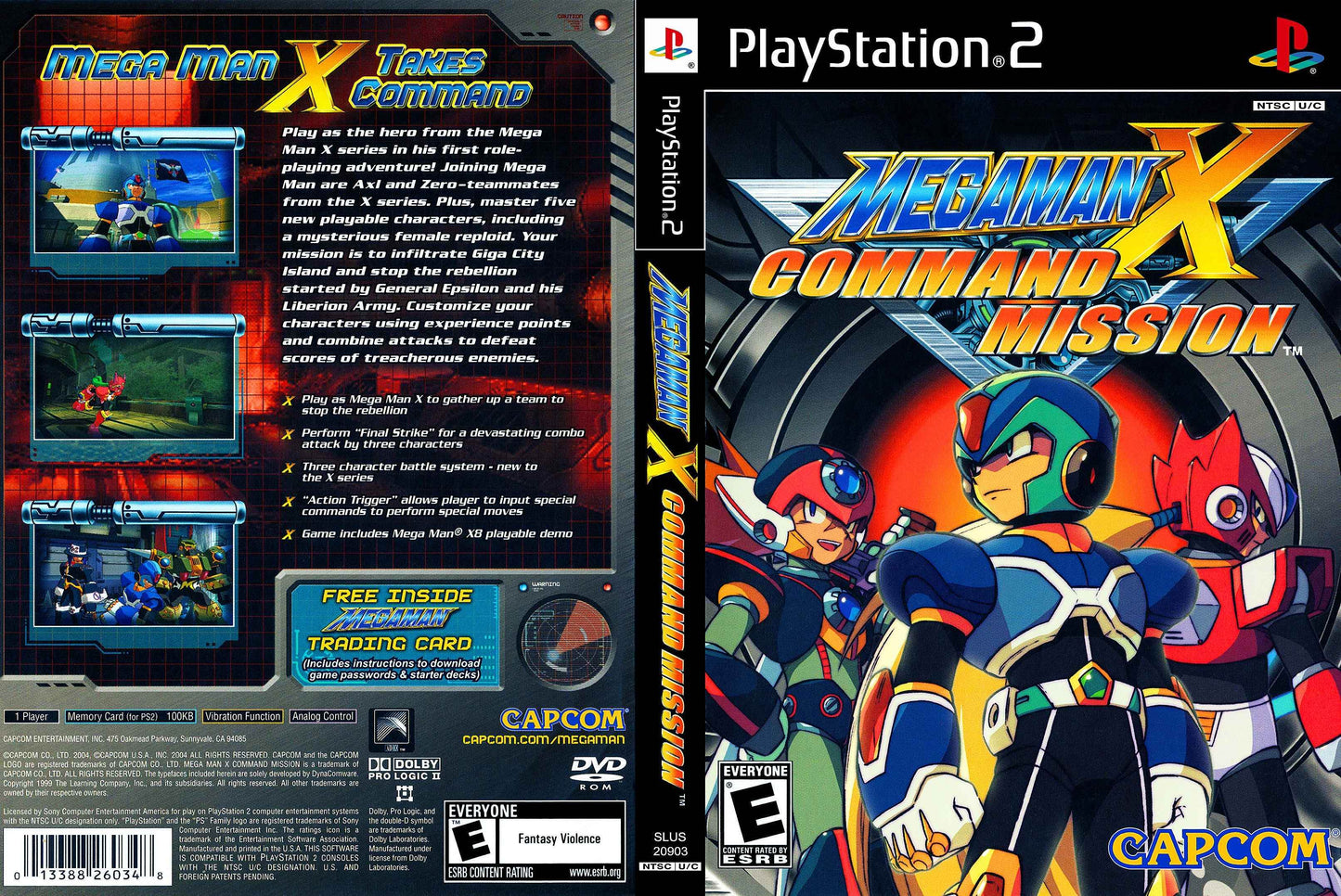 Mega Man X Command Mission Cover Art - WOI Solutions