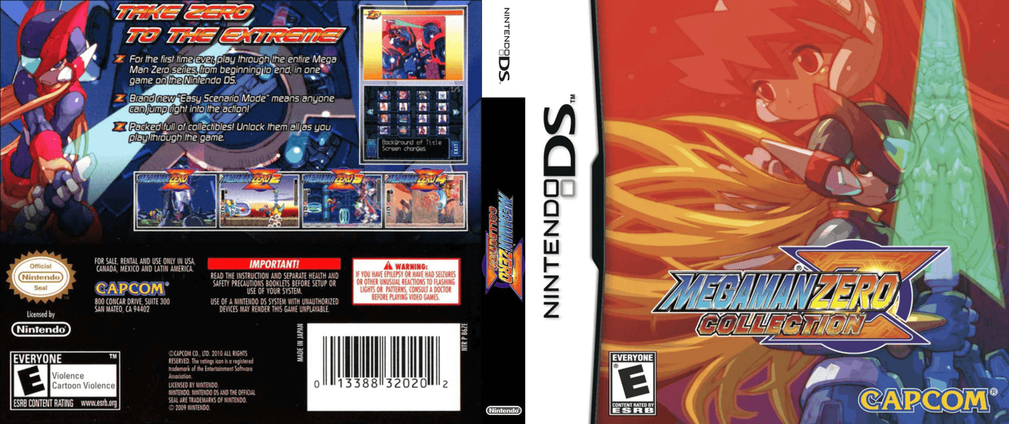 Mega Man Zero Collection Cover Art - WOI Solutions