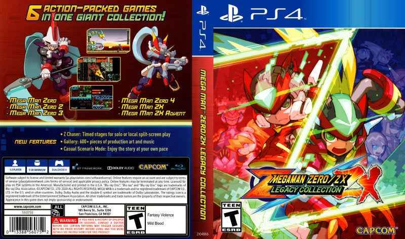 Mega Man Zero ZX Legacy Collection Cover Art - WOI Solutions