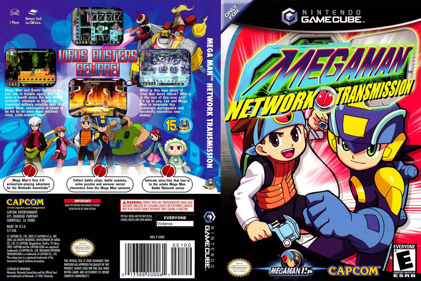 Megaman Network Transmission Cover Art - WOI Solutions