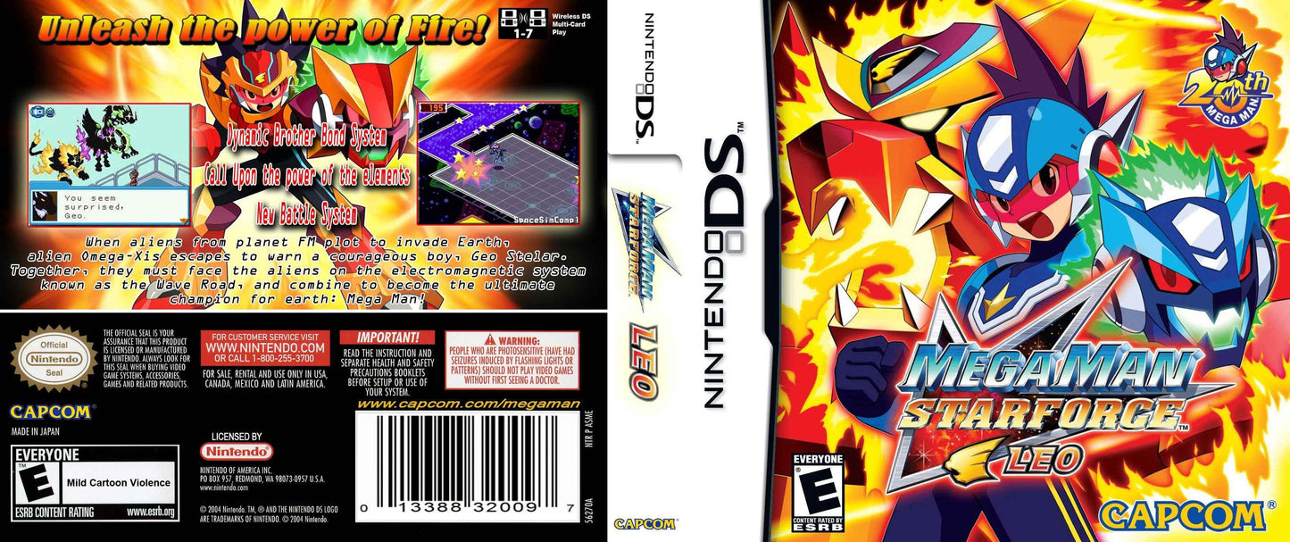 Mega Man Star Force Leo Cover Art - WOI Solutions