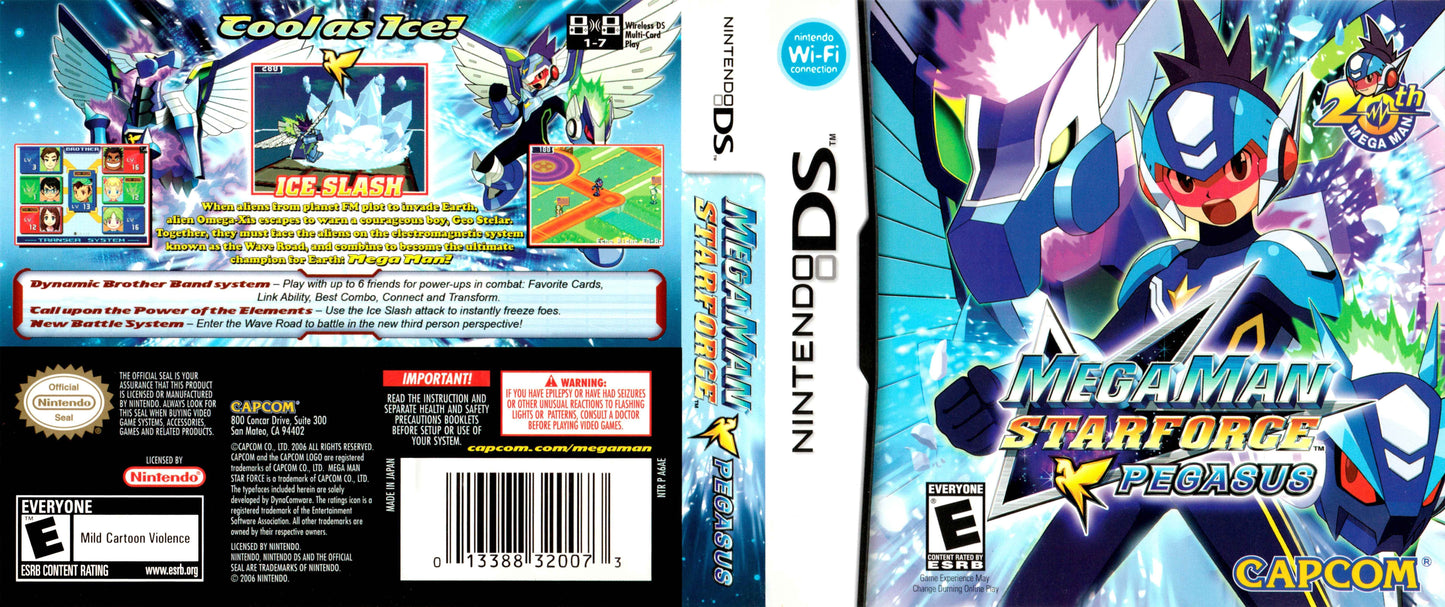 Megaman Starforce Pegasus Cover Art - WOI Solutions