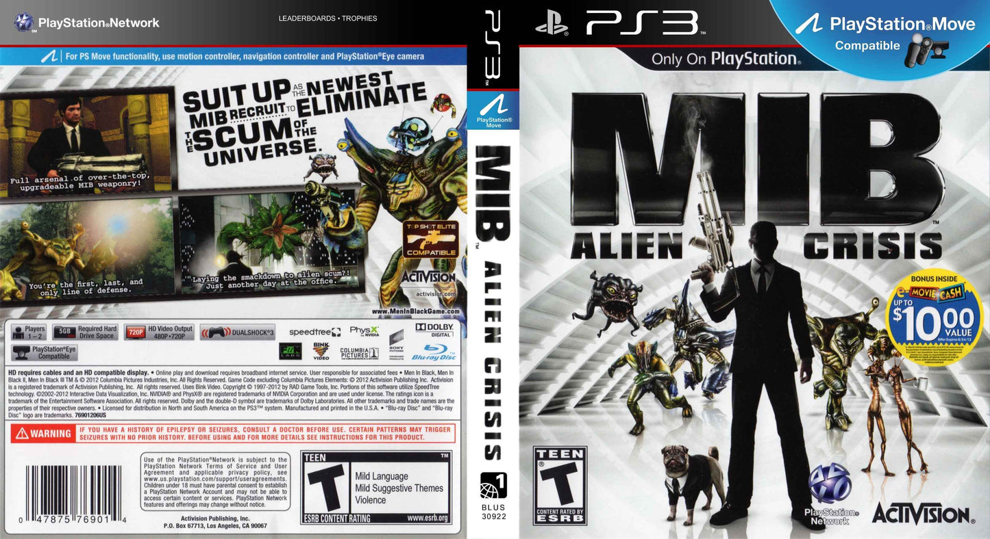 Men in Black Alien Crisis Cover Art - WOI Solutions