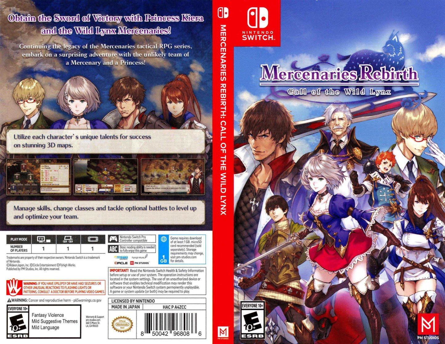 Mercenaries Rebirth Call of the Wild Lynx Cover Art - WOI Solutions