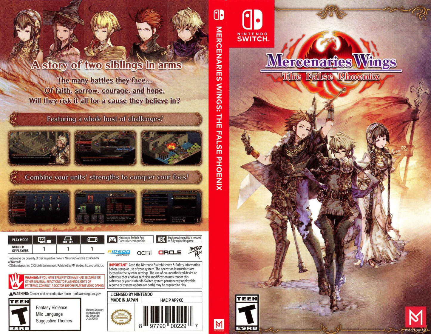 Mercenaries Wings The False Phoenix Cover Art - WOI Solutions