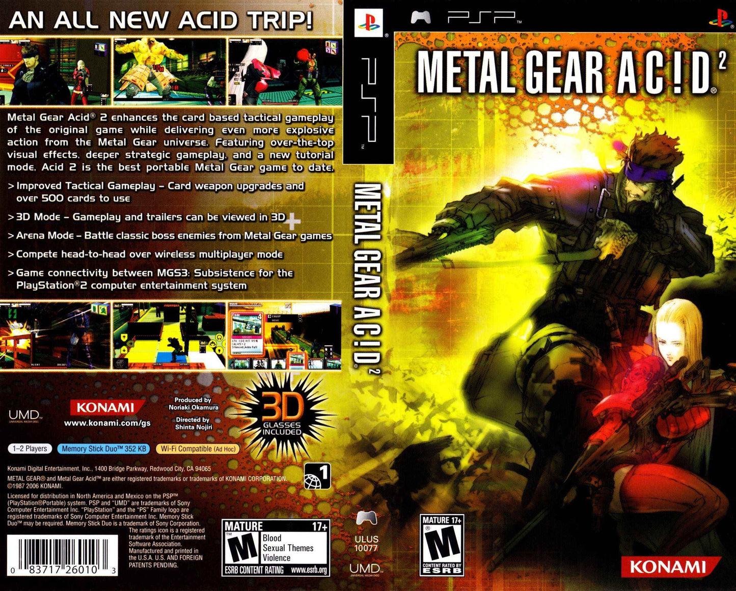 Metal Gear Acid 2 Cover Art - WOI Solutions