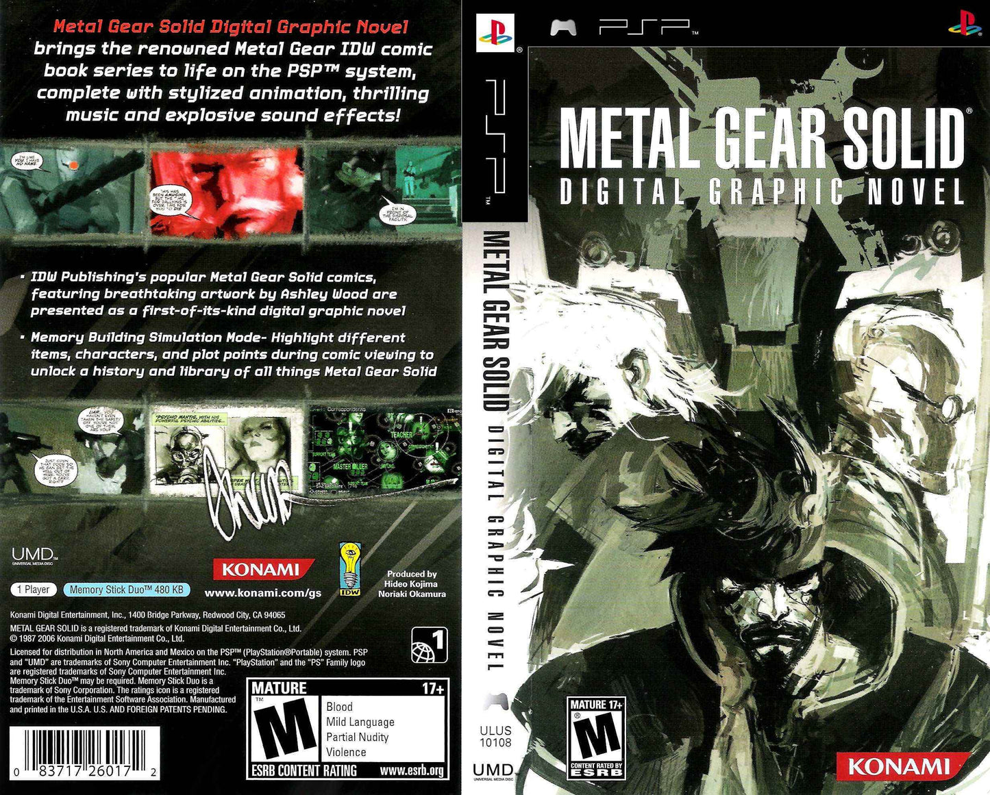 Metal Gear Solid - Digital Graphic Novel Cover Art - WOI Solutions