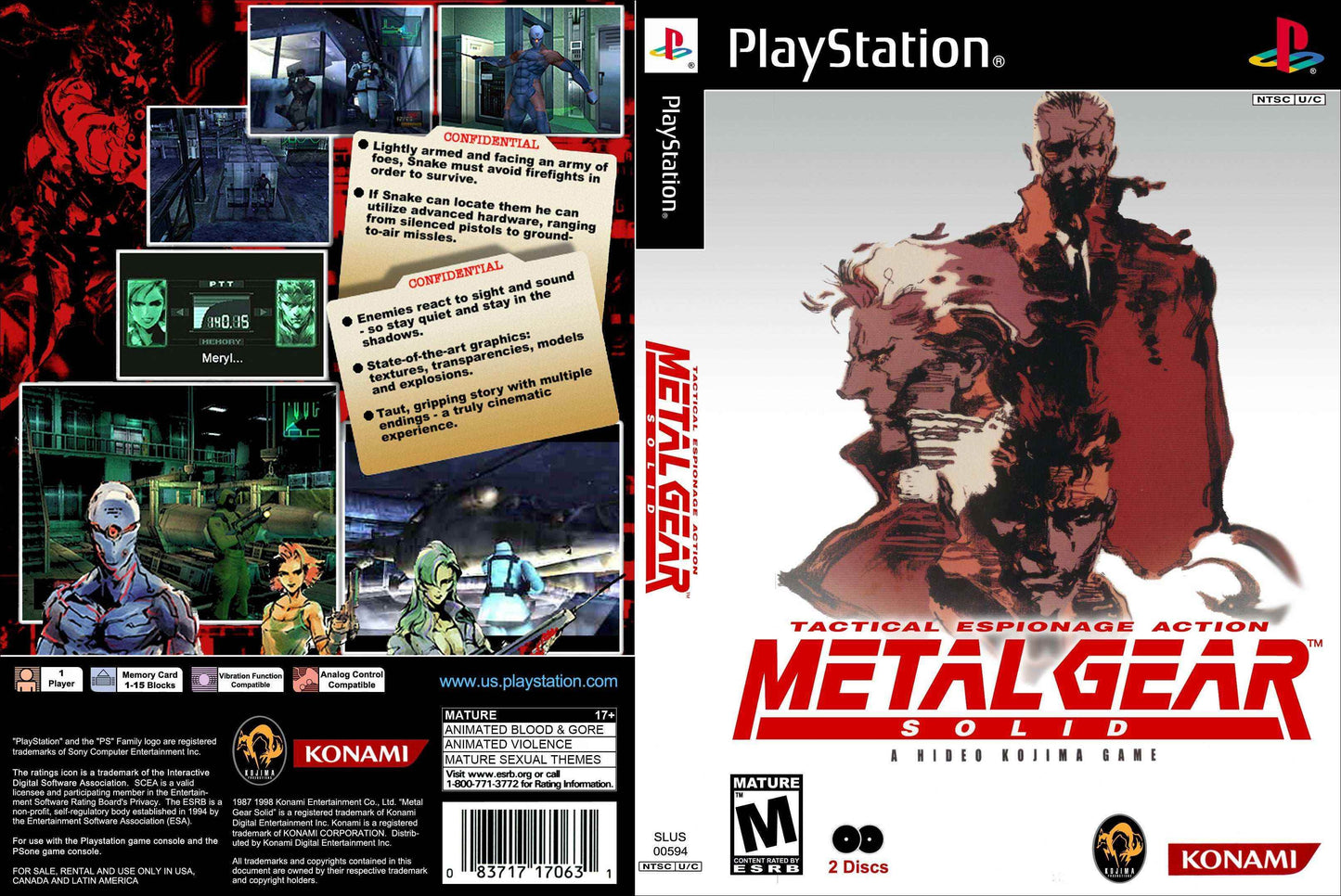 Metal Gear Solid Cover Art - WOI Solutions