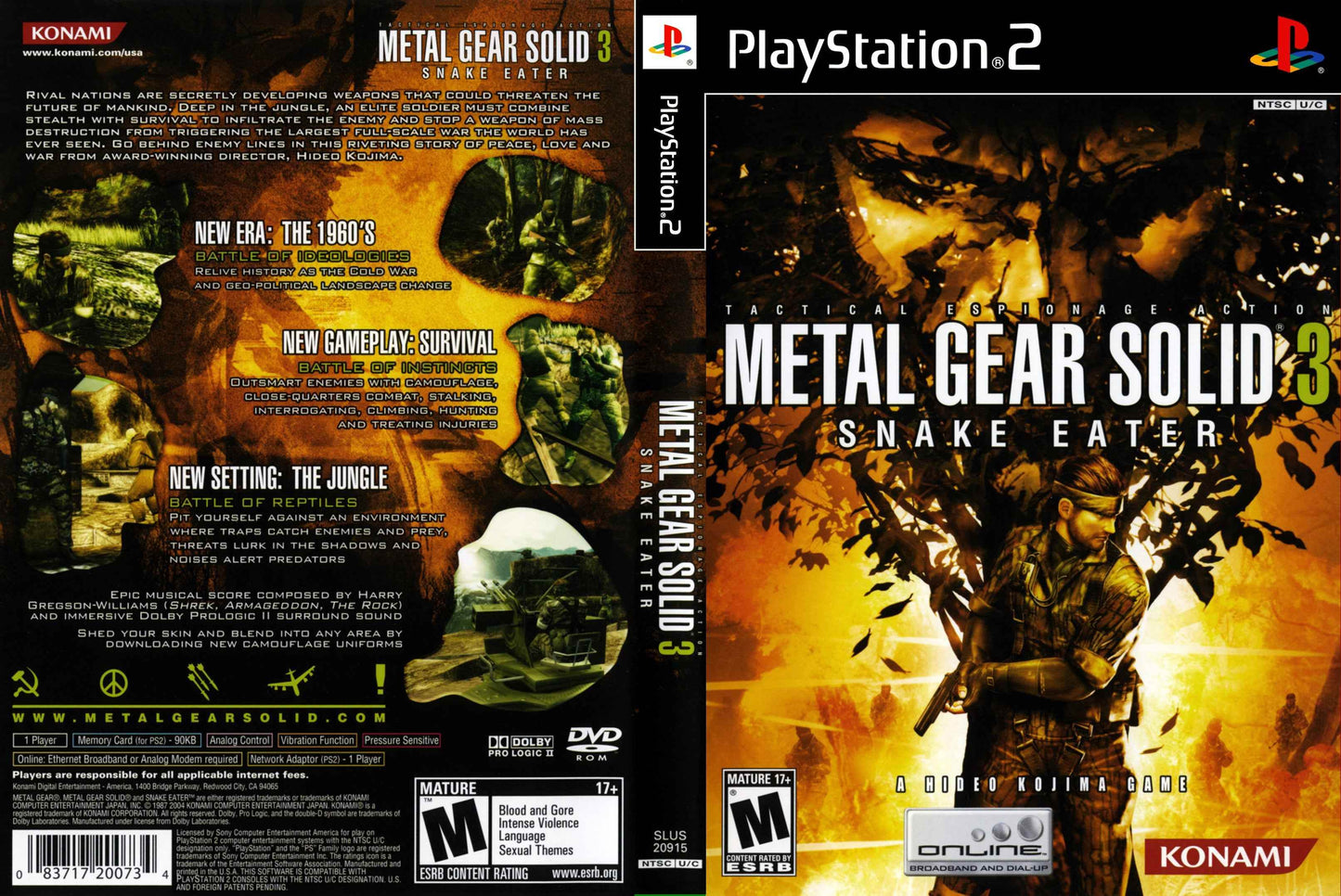 Metal Gear Solid 3 Snake Eater Cover Art - WOI Solutions