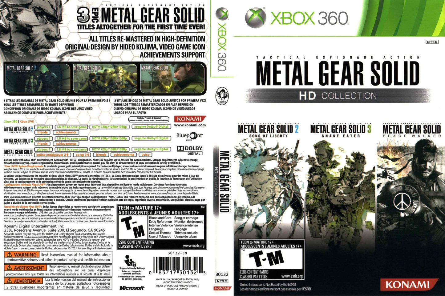 Metal Gear Solid HD Collection Cover Art - WOI Solutions