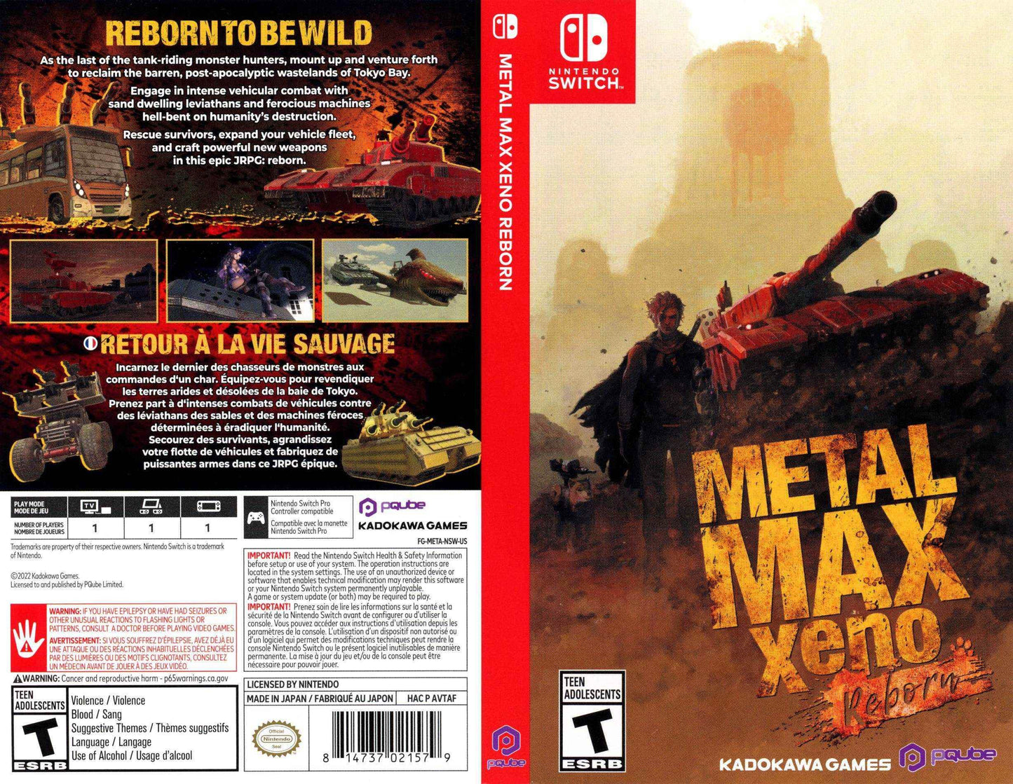 Metal Max Xeno Reborn Cover Art - WOI Solutions