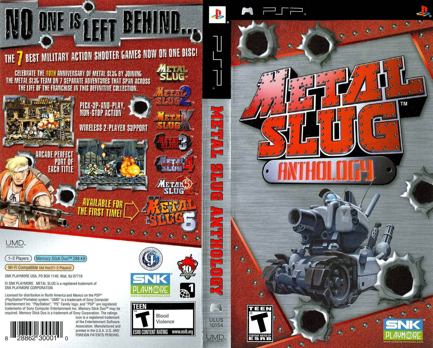 Metal Slug Anthology Cover Art - WOI Solutions