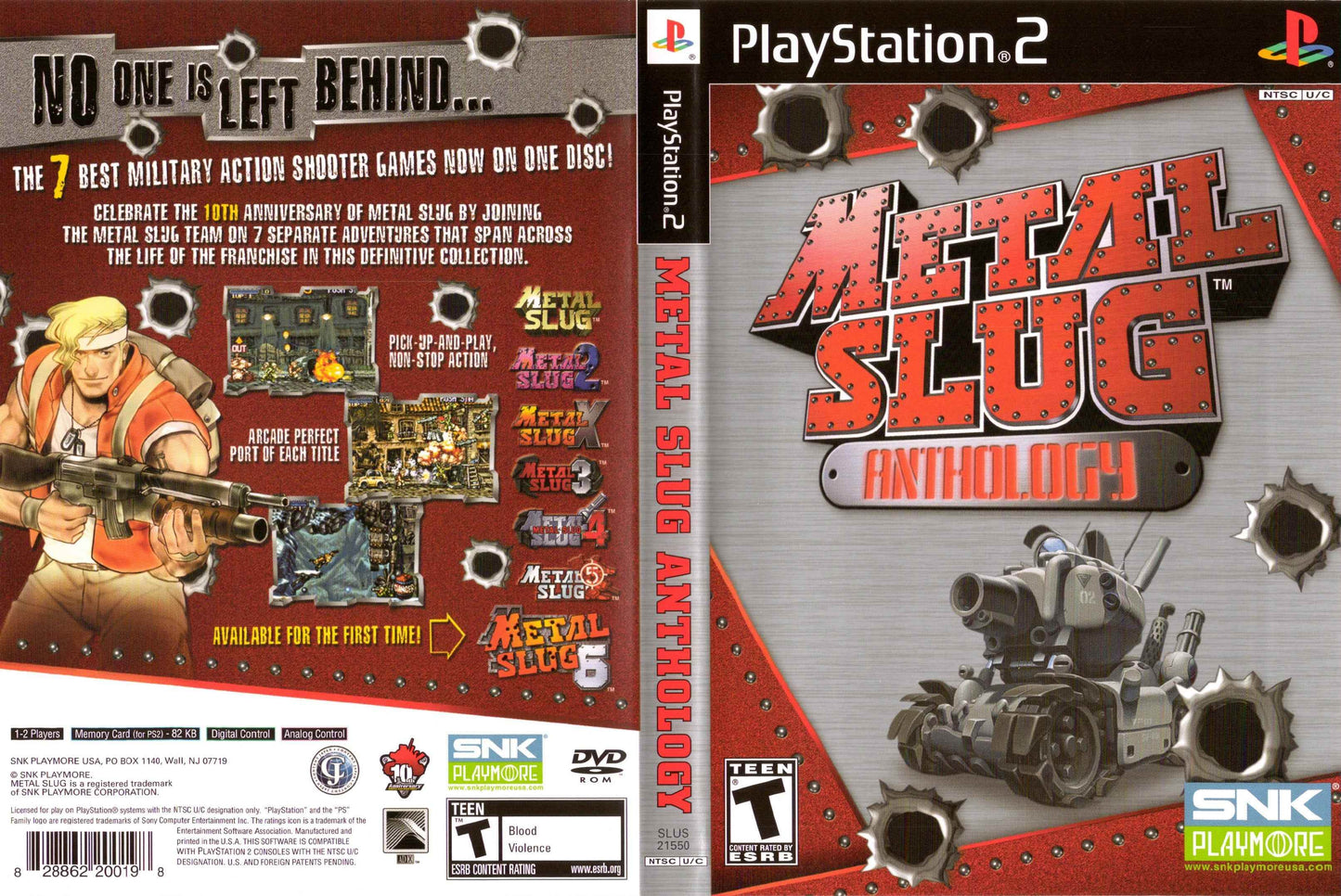 Metal Slug Anthology Cover Art - WOI Solutions