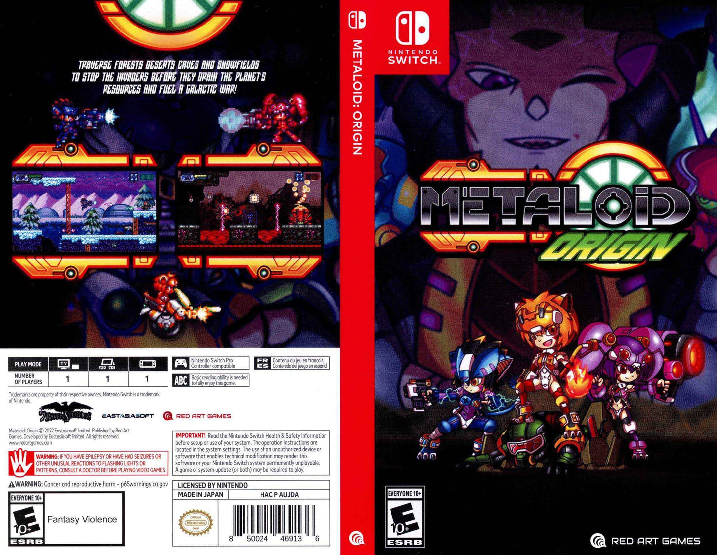 Metaloid Origin Cover Art - WOI Solutions