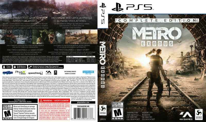 Metro Exodus - Complete Edition Cover Art - WOI Solutions