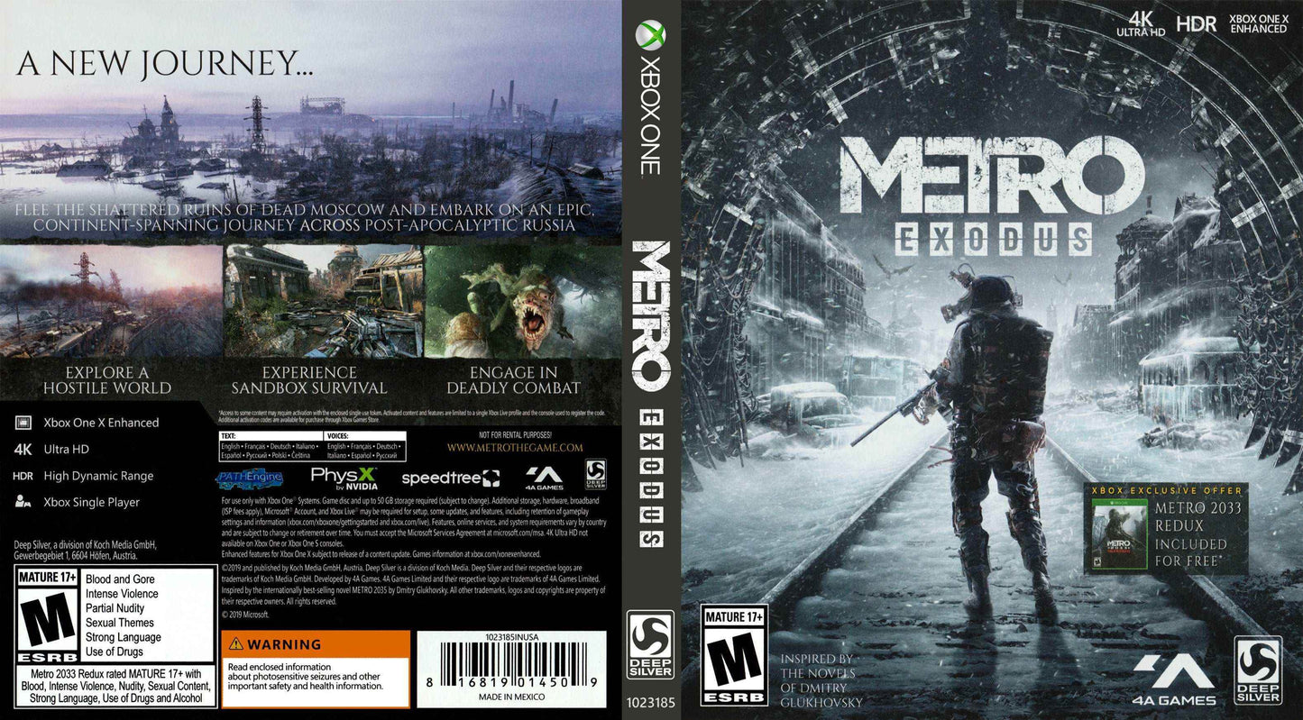 Metro Exodus Cover Art - WOI Solutions