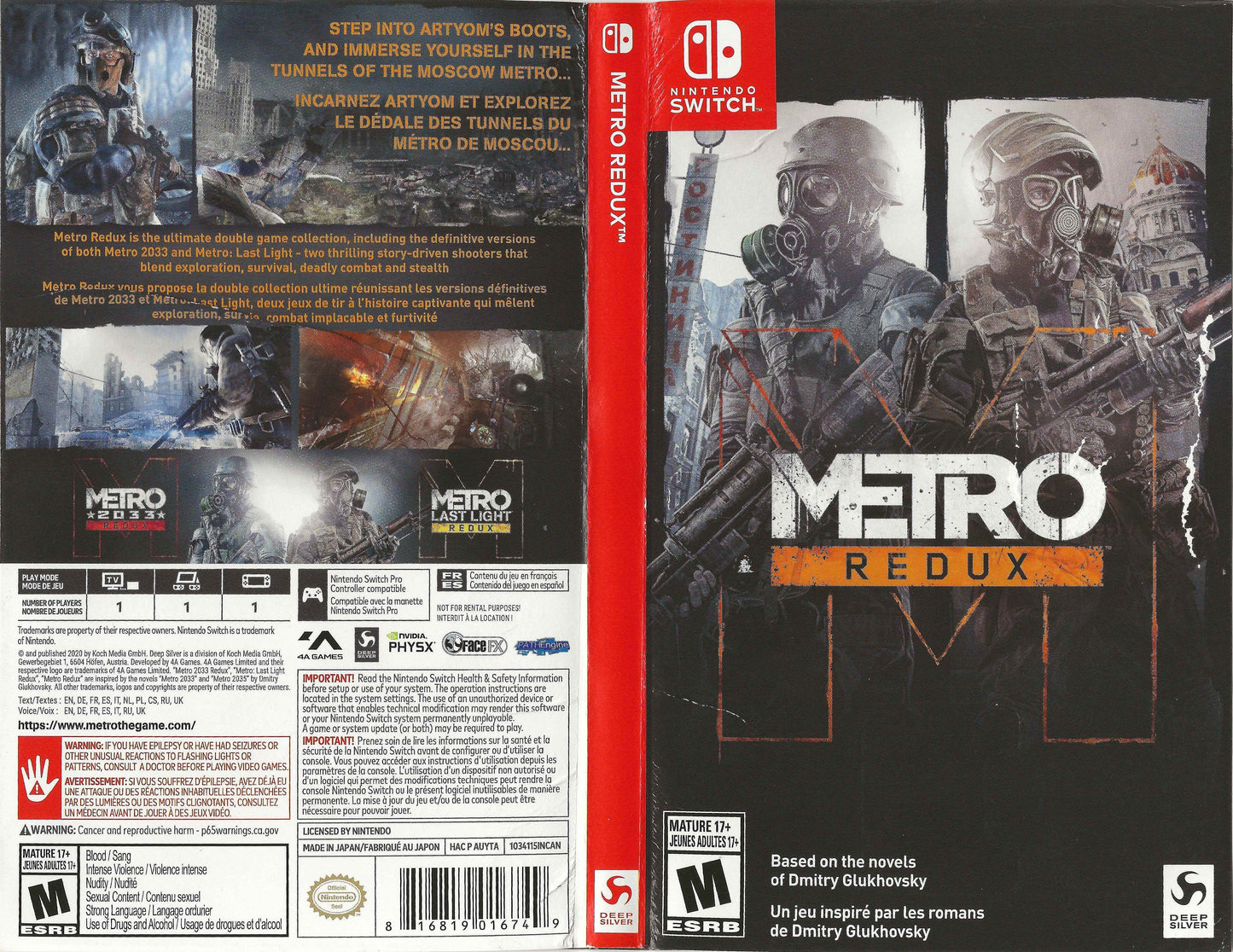 Metro Redux Cover Art - WOI Solutions