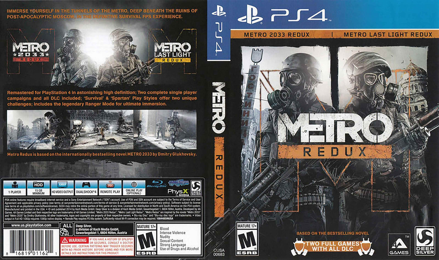 Metro Redux Cover Art - WOI Solutions