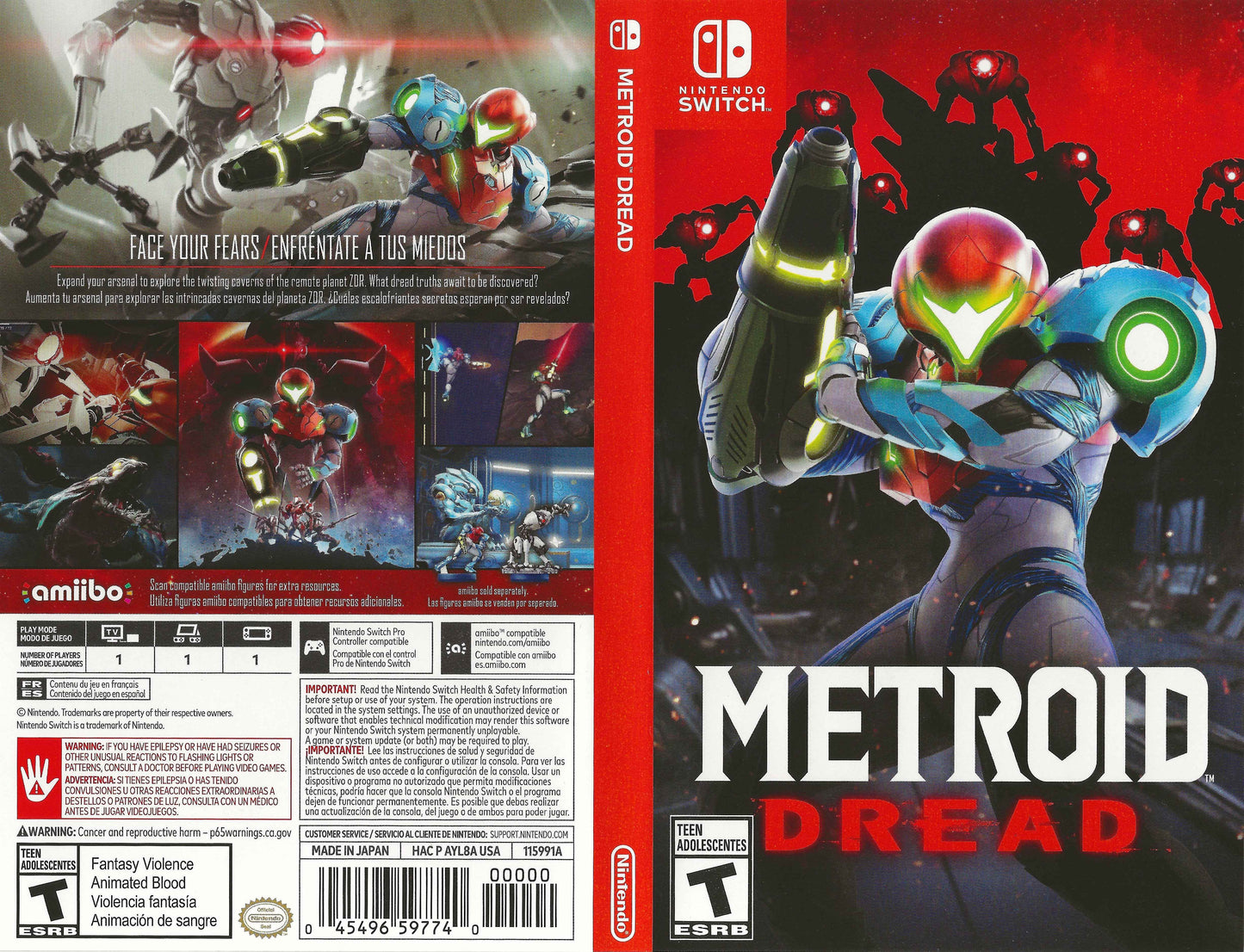 Metroid Dread Cover Art - WOI Solutions