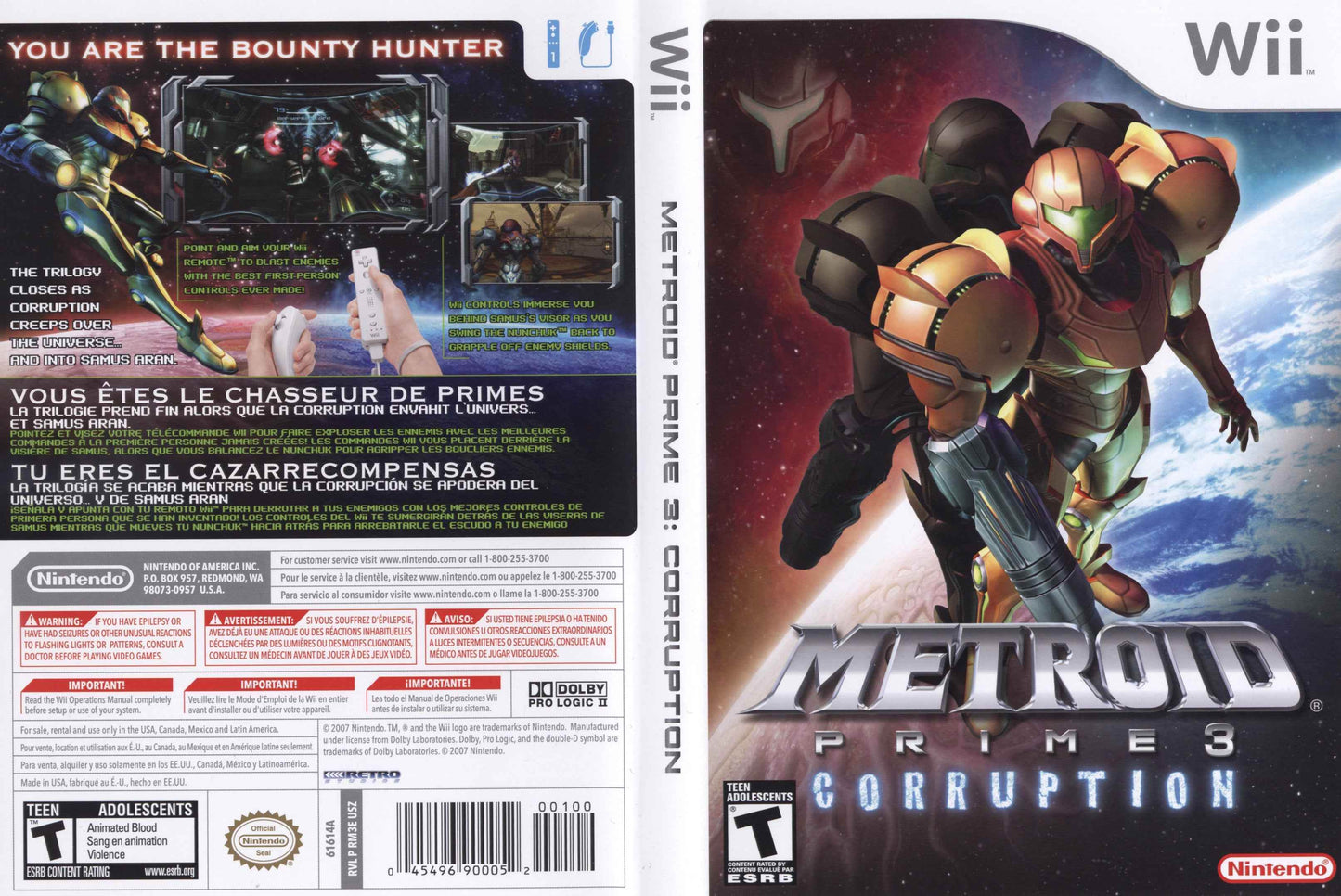 Metroid Prime 3 Corruption Cover Art - WOI Solutions
