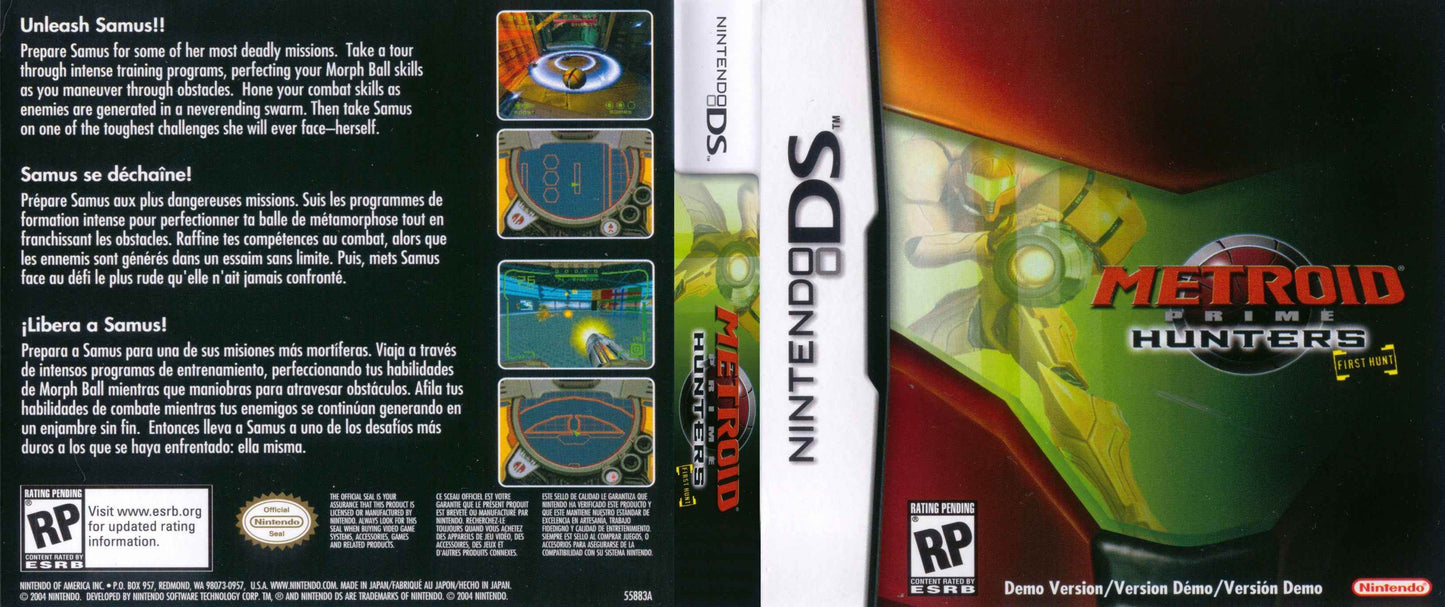 Metroid Prime Hunters First Hunt Cover Art - WOI Solutions