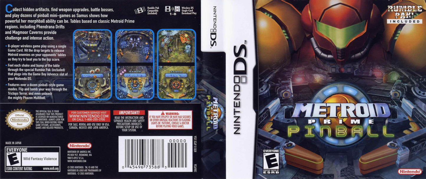 Metroid Prime Pinball Cover Art - WOI Solutions