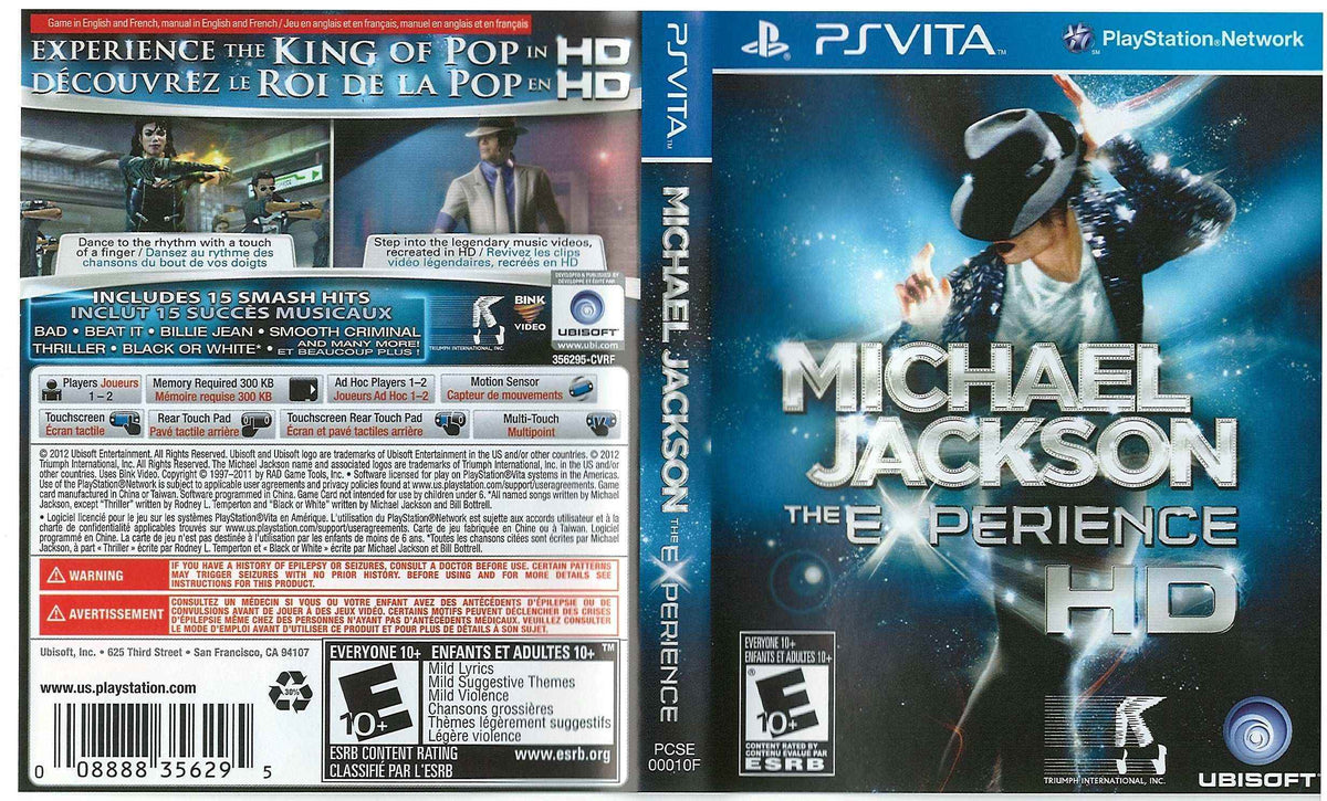 Michael Jackson The Experience HD Cover Art - WOI Solutions