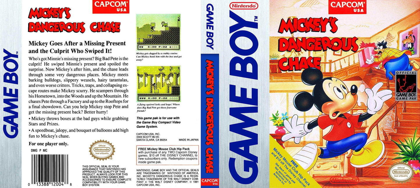 Mickey's Dangerous Chase Cover Art - WOI Solutions