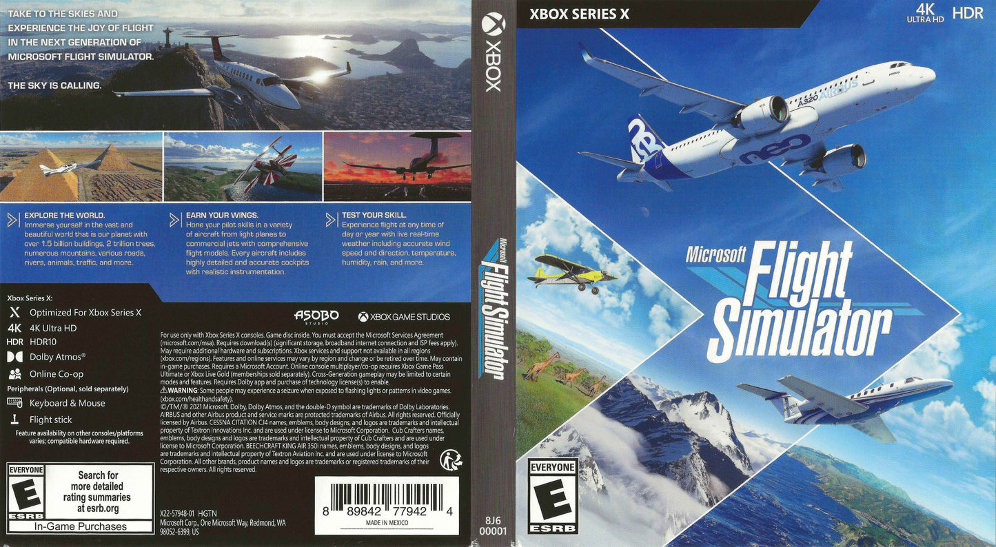 Microsoft Flight Simulator Cover Art - WOI Solutions