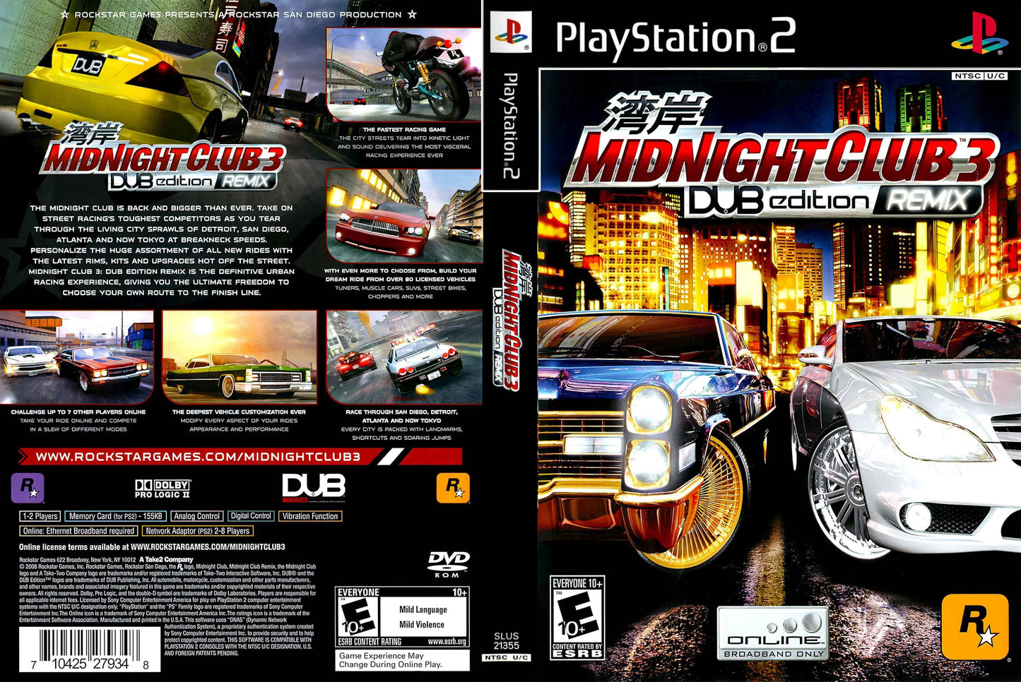 Midnight Club 3 DUB Edition Cover Art - WOI Solutions