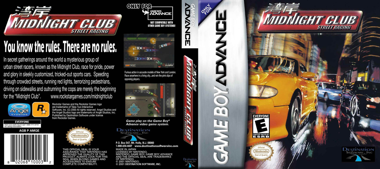 Midnight Club Street Racing Cover Art - WOI Solutions