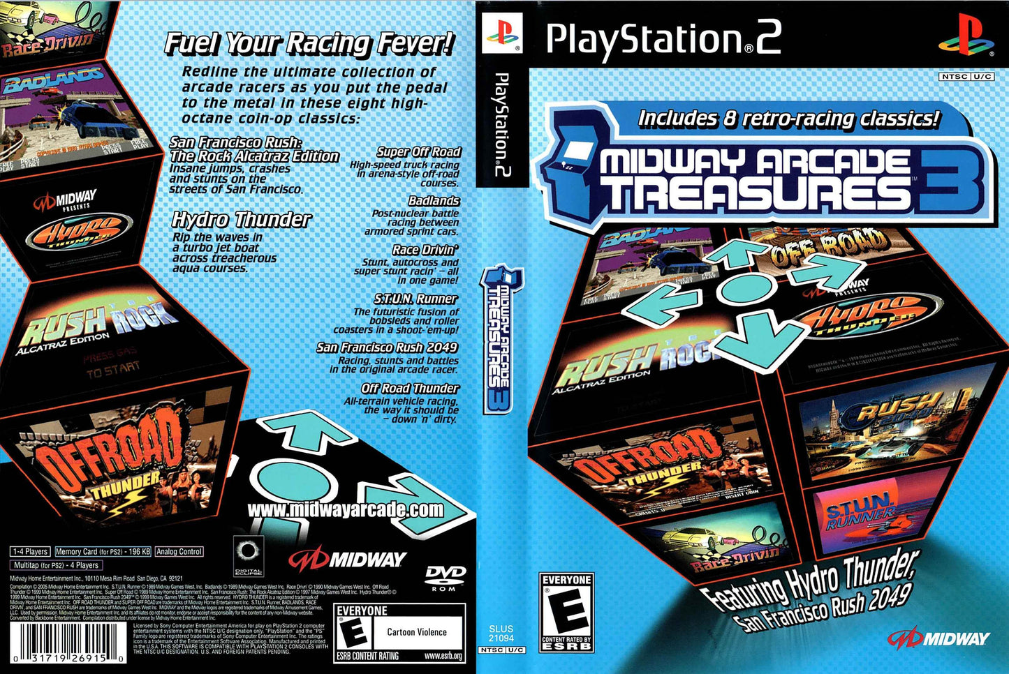 Midway Arcade Treasures 3 Cover Art - WOI Solutions