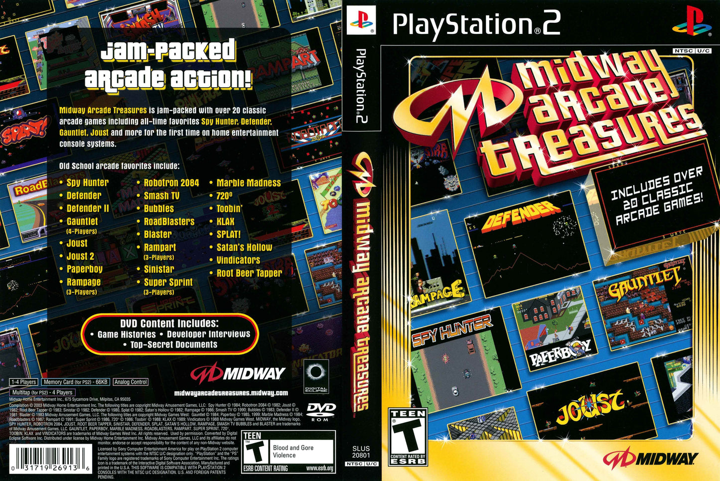 Midway Arcade Treasures Cover Art - WOI Solutions