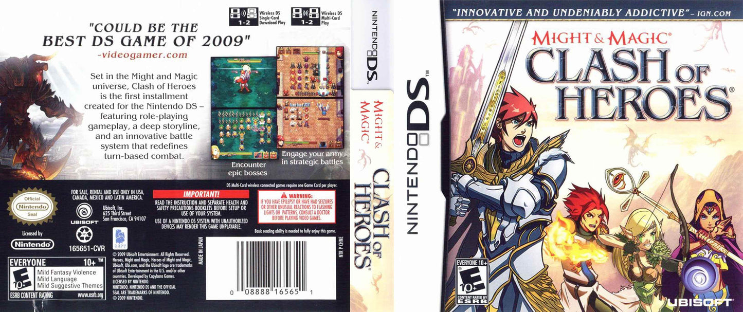 Might & Magic Clash of Heroes Cover Art - WOI Solutions