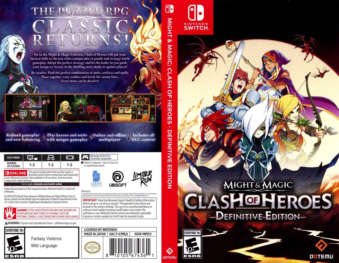 Might & Magic Clash of Heroes Definitive Edition Cover Art - WOI Solutions