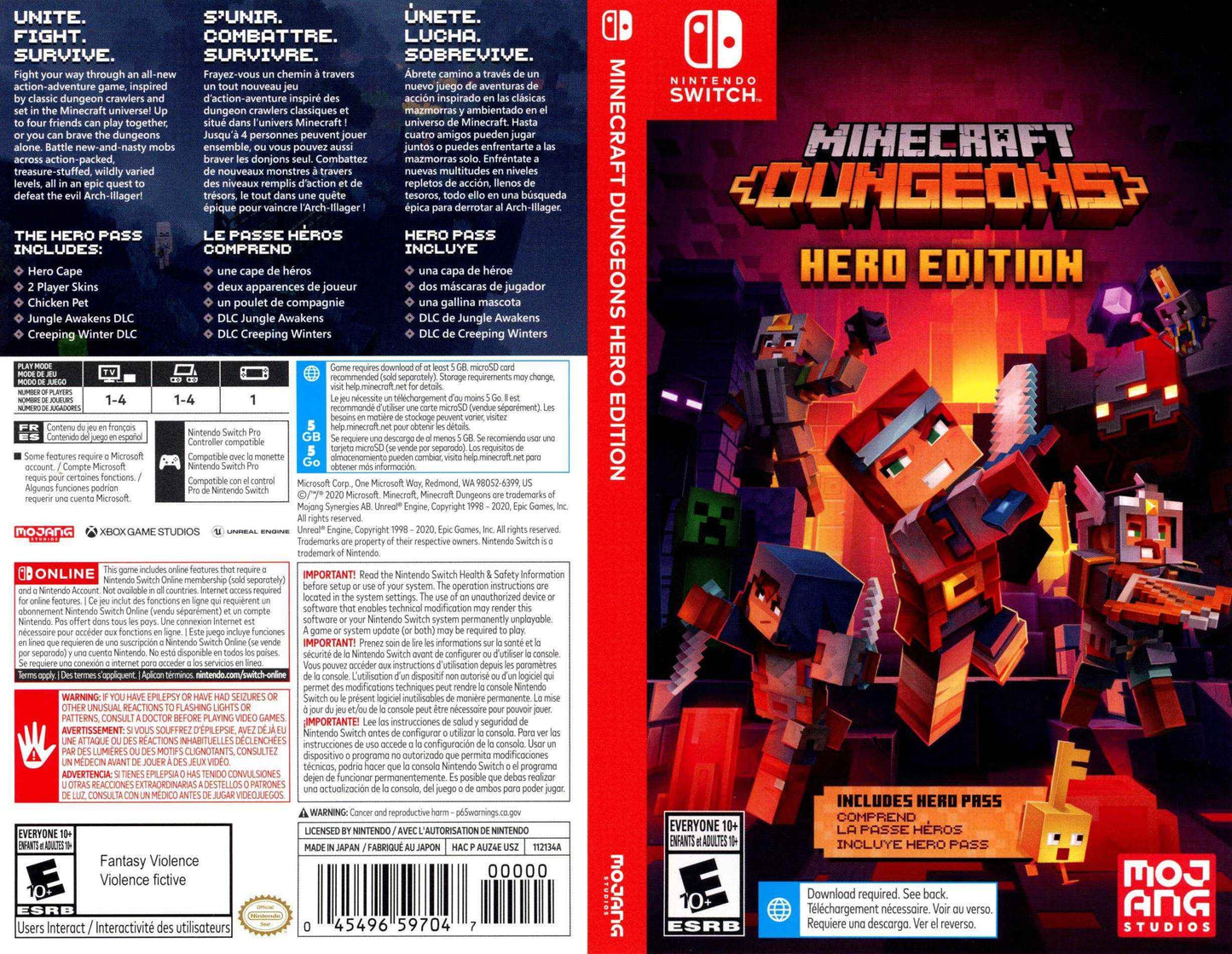 Minecraft Dungeons Cover Art - WOI Solutions