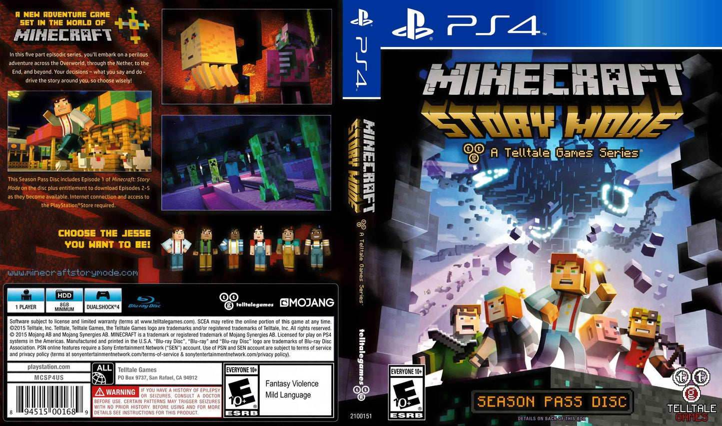 Minecraft Story Mode Cover Art - WOI Solutions