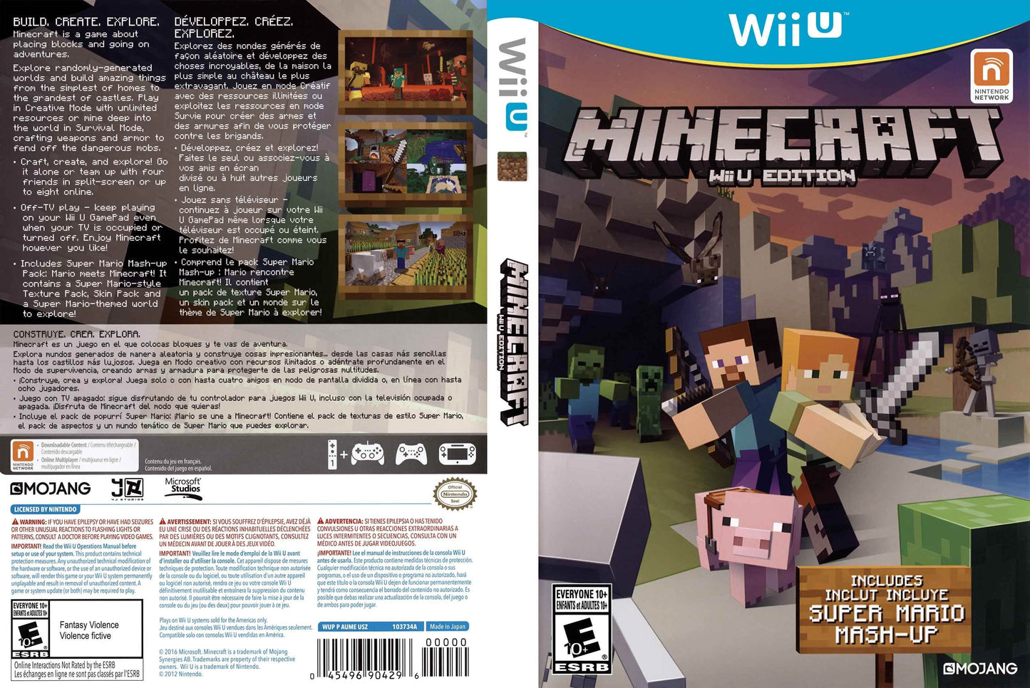 Minecraft Wii U Edition Cover Art - WOI Solutions