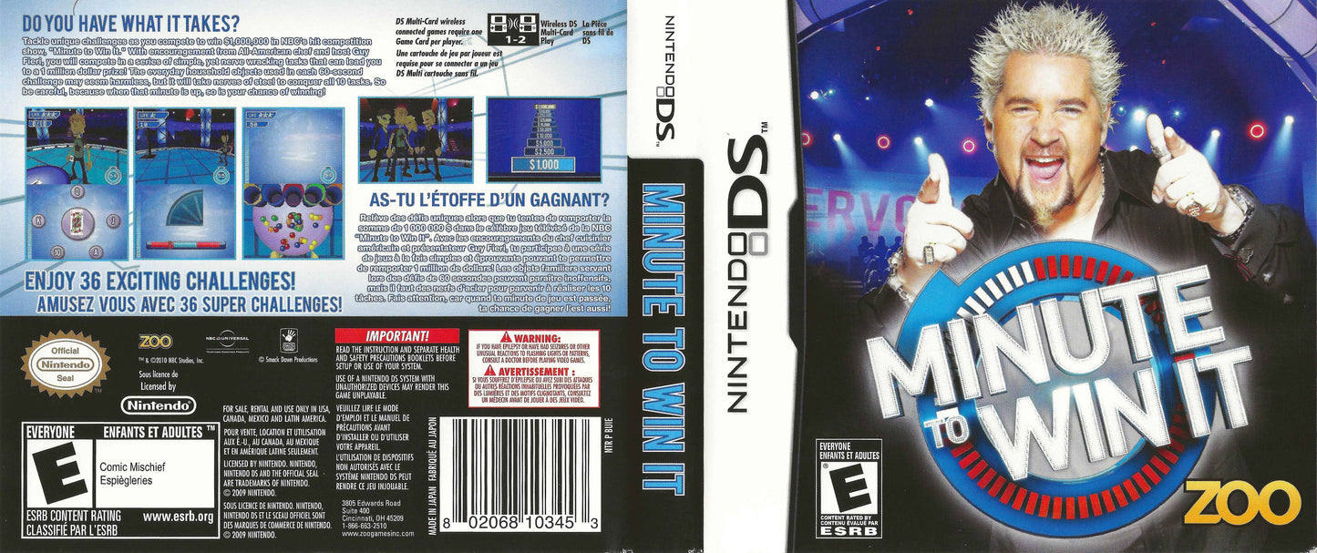 Minute To Win It Cover Art - WOI Solutions