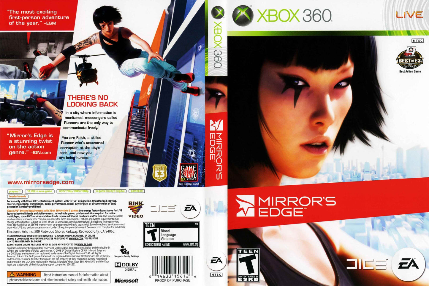 Mirror's Edge Cover Art - WOI Solutions