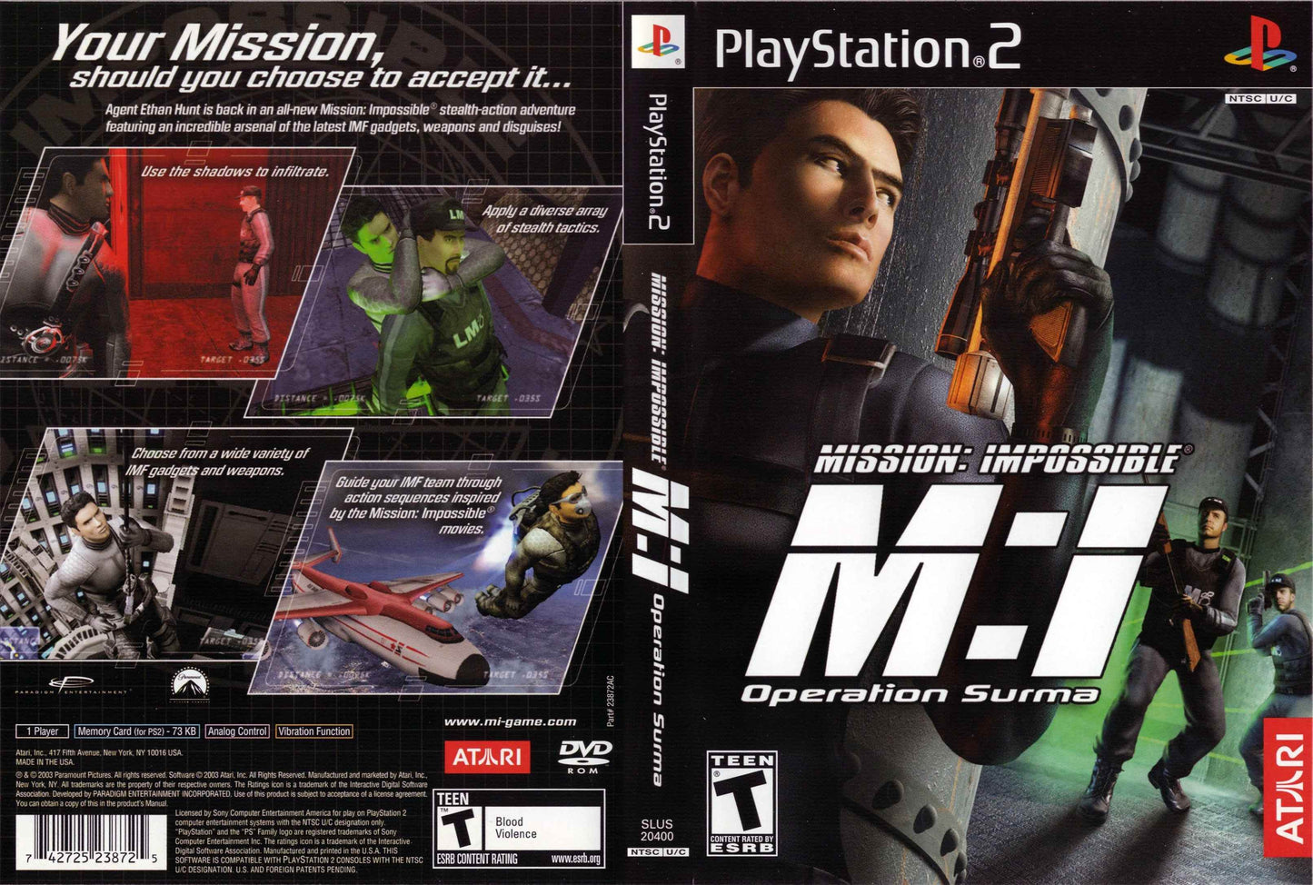Mission Impossible Operation Surma Cover Art - WOI Solutions