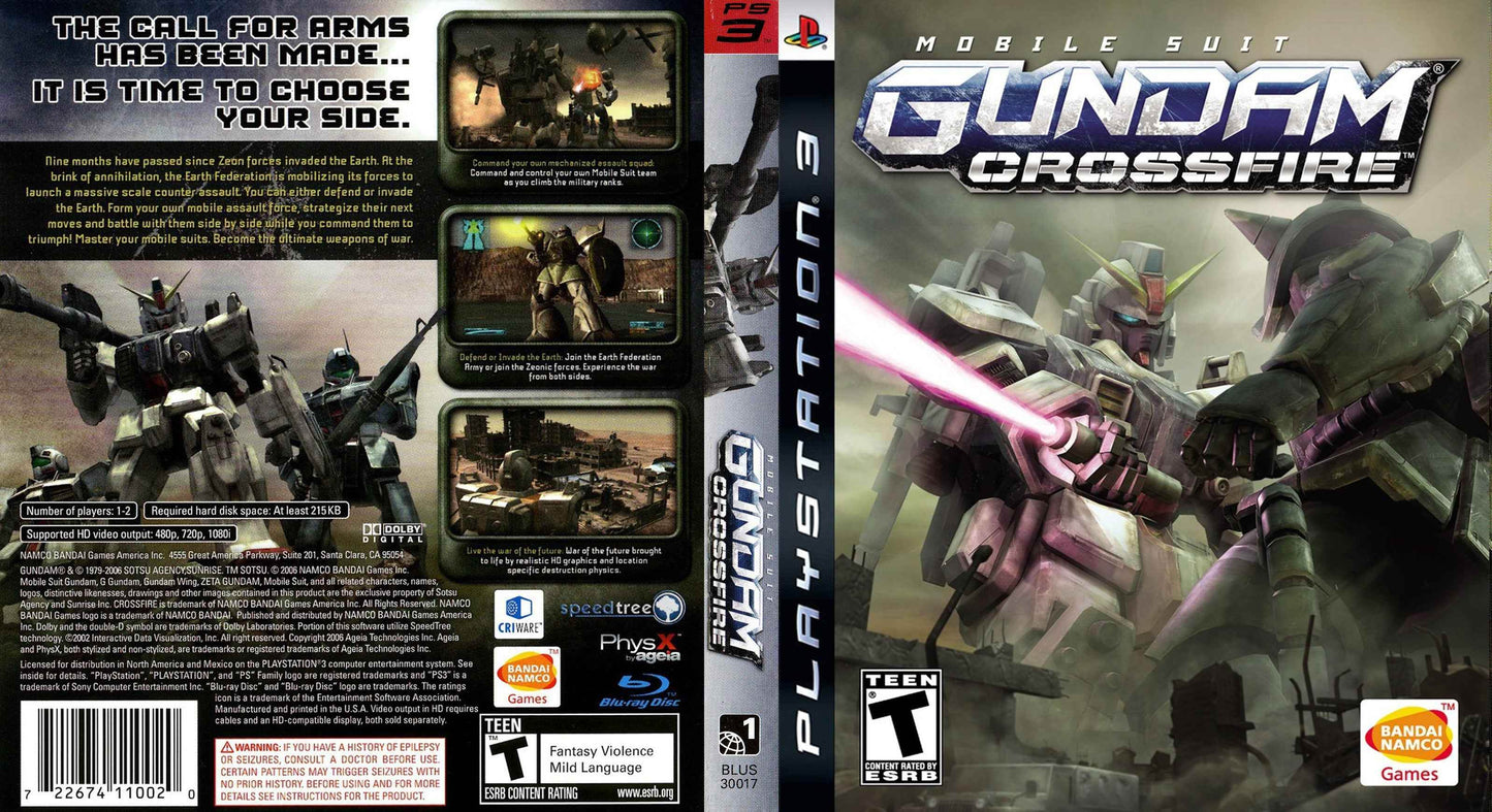 Mobile Suit Gundam Crossfire Cover Art - WOI Solutions