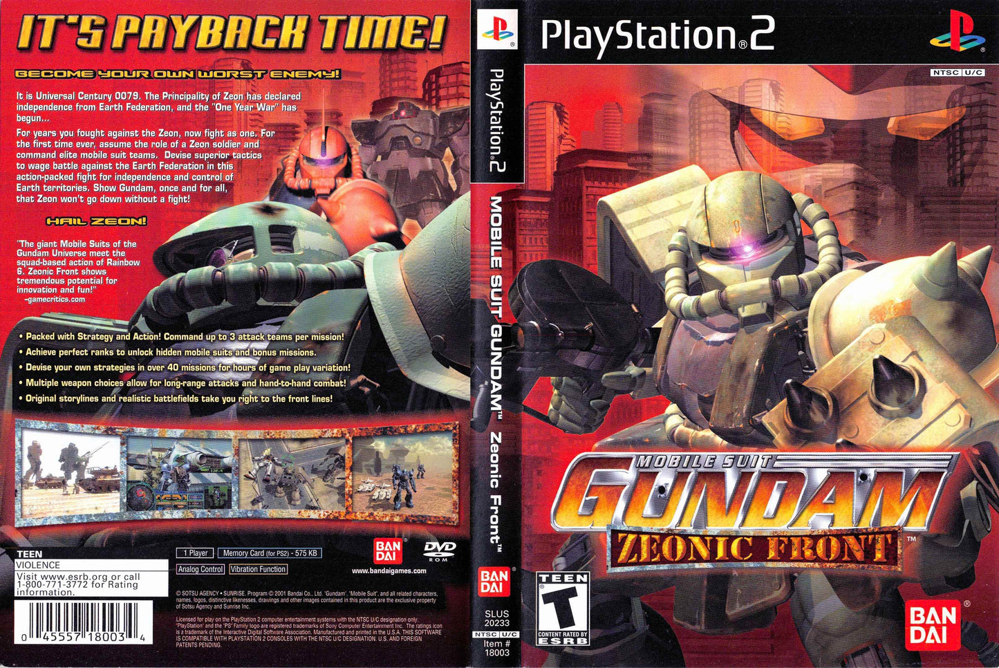 Mobile Suit Gundam Zeonic Front Cover Art - WOI Solutions