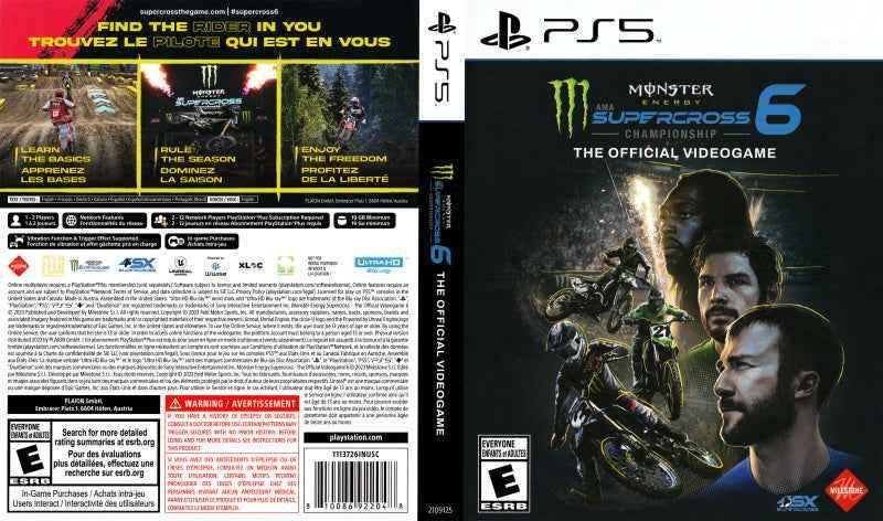 Monster Energy Supercross - The Official Videogame 6 Cover Art - WOI Solutions