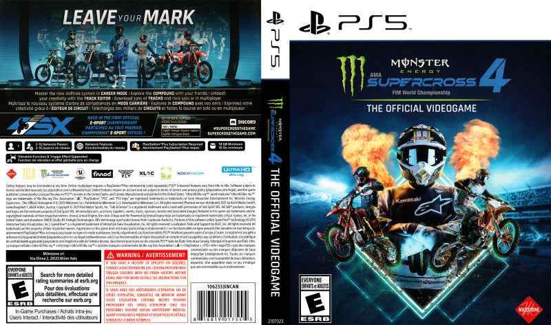 Monster Energy Supercross Cover Art - WOI Solutions
