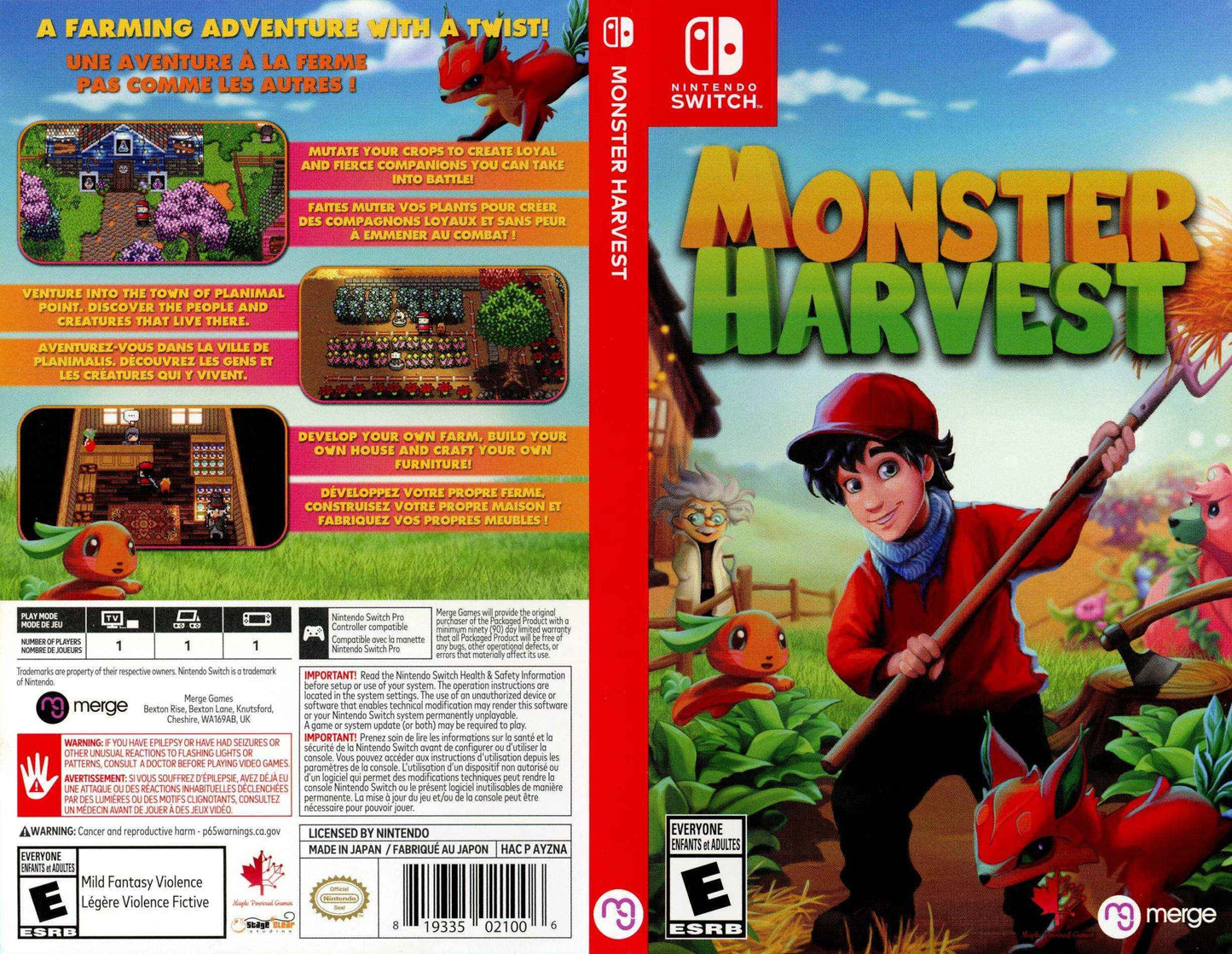 Monster Harvest Cover Art - WOI Solutions
