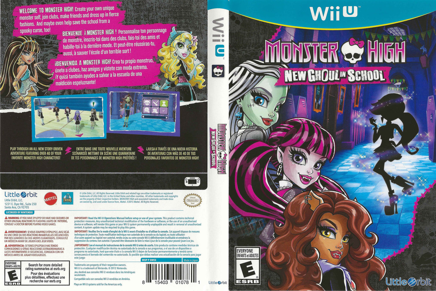 Monster High New Ghoul In School Cover Art - WOI Solutions