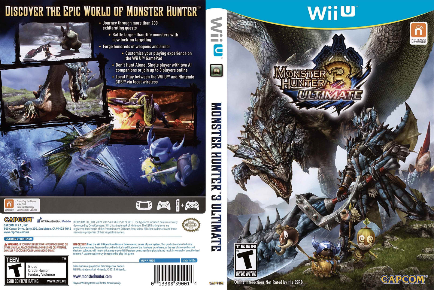 Monster Hunter 3 Ultimate Cover Art - WOI Solutions