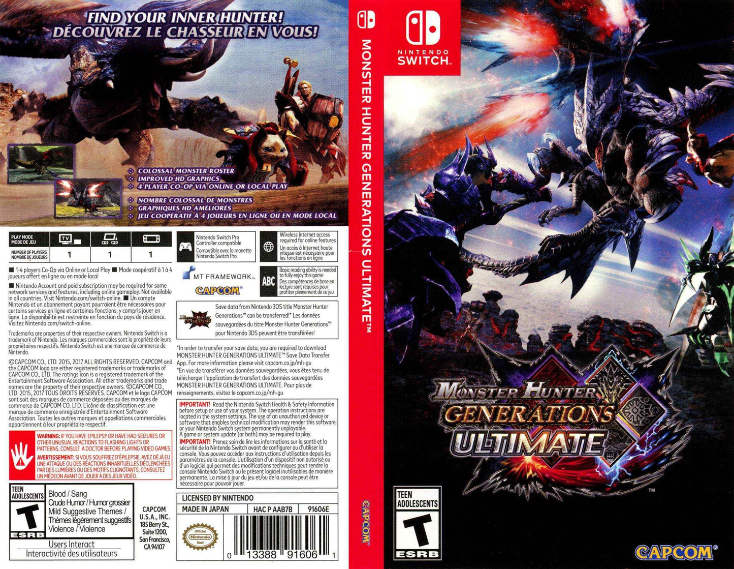 Monster Hunter Generations Ultimate Cover Art - WOI Solutions
