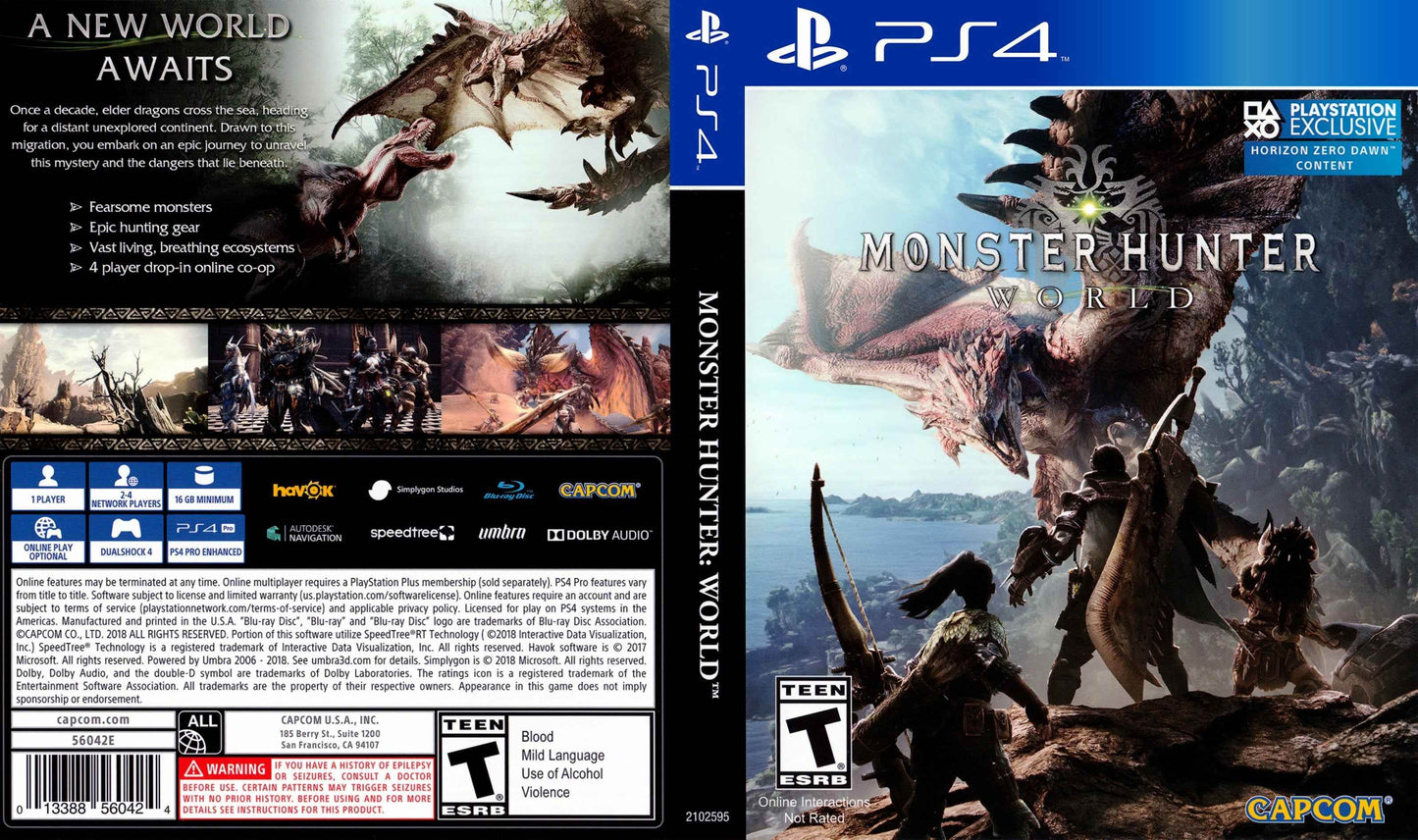 Monster Hunter World Cover Art - WOI Solutions